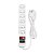 Filtro de Linha Intelbras 6 Tomadas EPE 1006 Branco 4824002 - Imagem 1