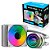 Water Cooler 120mm Hoopson Cl-220 RGB White - Cl-220b - Imagem 1