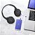 Headphone Bluetooth Fortrek HBT1 Sem Fio com Microfone Preto - Imagem 4