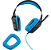 Headset Game Logitech G432 RGB 7.1 Dolby Surround Preto/Azul - Imagem 3