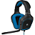 Headset Game Logitech G432 RGB 7.1 Dolby Surround Preto/Azul - Imagem 1