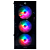 Gabinete Gamer Mid Tower Hayom GB1759 Preto 3 Fans RGB - Imagem 3