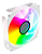 Kit 3 Fans Gamer RGB 120 Snow Auster Branco ARGB Cooler Fan - Imagem 5