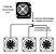 Kit 3 Fans Gamer RGB 120 Snow Auster Branco ARGB Cooler Fan - Imagem 8