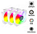 Kit 3 Fans Gamer RGB 120 Snow Auster Branco ARGB Cooler Fan - Imagem 4
