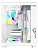 Gabinete Gamer Clanm Snow Grodd Mid Tower RGB Branco Vidro - Imagem 2
