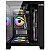 Gabinete Gamer Clanm Guidora Aquário RGB Vidro Preto Sem Fan - Imagem 2
