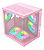 Gabinete Clanm Sem Fans Candy Micro Atx Vidro Temperado Rosa - Imagem 1