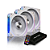 Kit 3 Fans ARGB 120mm Round5 Nordwind Forward Branco Control - Imagem 1