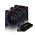 Kit Fan Round5 Nordwind Forward 120 ARGB Controladora Preto - Imagem 1