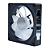 Cooler Fan 120M Aurora Forward Reverse PWM ARGB PRETA ROUND5 - Imagem 3