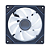 Cooler Fan 120M Aurora Forward Reverse PWM ARGB PRETA ROUND5 - Imagem 4