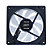 Cooler Fan 120M Aurora Forward Reverse PWM ARGB PRETA ROUND5 - Imagem 5