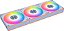 Kit 3 Fans Lian Li Uni Fan CL WiFI Reverse Blade 12RCL1W3W - Imagem 1