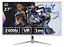 Monitor Gamer Duex White Edition 27 IPS Full HD 240Hz 1ms HDR FreeSync HDMI DP Branco - Imagem 1