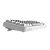 Teclado Mecânico PCYES Mecka White Ghost 65% ABNT2 Outemu Red Rainbow TPMKWGRD - Imagem 5
