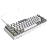 Teclado Mecânico PCYES Mecka White Ghost 65% ABNT2 Switch Blue Rainbow TPMKWGBL - Imagem 2