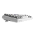 Teclado Mecânico PCYES Mecka White Ghost 65% ABNT2 Switch Blue Rainbow TPMKWGBL - Imagem 4