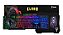 Kit Gamer 4x1 Clanm Nightmare Teclado Mouse Headset Mousepad - Imagem 1