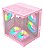 Gabinete Gamer Clanm Grodd Candy Rosa Aquário mATX Vidro Temperado sem Fans - Imagem 5