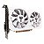 Placa de Vídeo Clanm RX 580 Snow 8GB GDDR5 256-bit Branca - Imagem 4