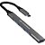 Hub USB-C Fortrek DC41 4 Portas USB 3.0 e USB 2.0 Alumínio - Imagem 1