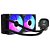 Water Cooler Kalkan Aura Digital 240mm ARGB Display LCD Intel AMD Preto KLK00100 - Imagem 3