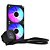 Water Cooler Kalkan Aura Digital 240mm ARGB Display LCD Intel AMD Preto KLK00100 - Imagem 2