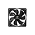 Cooler Fan Preta S/ Led 80mm Molex ou 3 Pinos - F7-50BK - Imagem 1