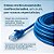 Cabo de Rede LeLong LE-304 RJ45 10 Metros CAT5 Azul Ethernet LAN para Roteador PC Smart TV - Imagem 4