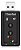 Placa de Som Externa IT-Blue USB 7.1 Virtual P2 Fone Microfone LE-5556 Controle de Volume Plug and Play - Imagem 2