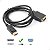 Cabo Adaptador DisplayPort para VGA TSA CO-91 1,8m Preto Conversor de Vídeo DP Macho para VGA Macho - Imagem 4