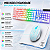 Combo Gamer Clanm Nightmare Snow Rosa 4 em 1 Teclado ABNT2 Mouse 3600 DPI Headset e Mousepad - Imagem 7