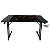 Mesa Gamer Hayom MG1002 RGB 120x60cm Preta com Mousepad, Porta-Copos e Suporte para Headset - Imagem 2