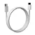 Cabo USB-C para USB-C Fortrek U221 1m 3A Branco Trançado - Imagem 3