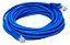 Cabo de Rede Cat6 Gigabit RJ45 5m Patch Cord Plus Cable Azul PC-ETH6U50BL - Imagem 4