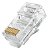Cabo de Rede Cat6 Gigabit RJ45 5m Patch Cord Plus Cable Azul PC-ETH6U50BL - Imagem 3