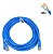 Cabo de Rede Cat6 Gigabit RJ45 5m Patch Cord Plus Cable Azul PC-ETH6U50BL - Imagem 2