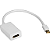 Adaptador Mini DisplayPort para HDMI 15cm Branco para TV e Monitor - Imagem 4
