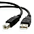 Cabo para Impressora USB A para USB B 1,5m MD9 8107 Preto - Imagem 1