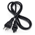 Cabo Força Notebook Tripolar IEC C5 Mickey 1,5m 10A Dex - Imagem 3
