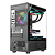 Gabinete Gamer Hayom GB1789 3 Fans RGB Vidro Micro ATX Preto - Imagem 6