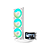 Water Cooler TRYX HOLO ARGB 360mm Branco com Tela Holográfica - Imagem 4