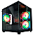 Gabinete Gamer Hayom GB1784 Aquario Vidro 3 Fans M ATX Preto - Imagem 2