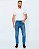 Calça Jeans Masculina Slim Com Elastano Lavagem Clara - Imagem 1