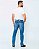 Calça Jeans Masculina Slim Com Elastano Lavagem Clara - Imagem 2