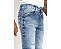 Calça Jeans Masculina Skinny Com Destroyed Clara Biotipo - Imagem 3