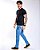 Calça Jeans Masculina Com Bolso Celular PRS Super Skinny Destroyed - Imagem 3