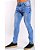 Calça Jeans Masculina Com Bolso Celular PRS Super Skinny Destroyed - Imagem 2