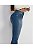 Calça Jeans Feminina Skinny Midi Lavagem Média Com Detalhes na Barra - Imagem 3
